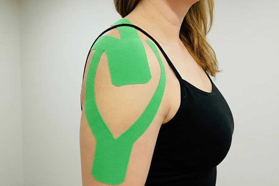 Kinesiology taping demonstration